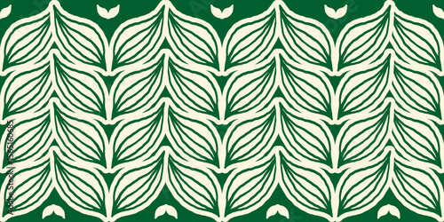 Floral print. Seamless pattern. Hand drawn style. Collage contemporary print. Fashionable template for design.