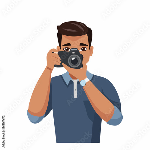 Man Taking Photo 