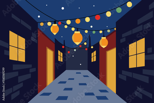 night city in the night