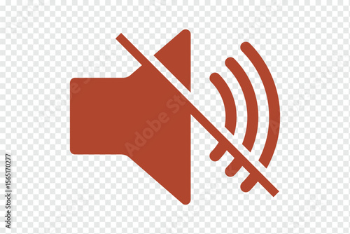 no sound no music signboard. No sound mute speaker . Mute sound icon vector. no sound icon indicates silence or mute mode in a round frame Ideal for websites apps and presentations. eps 10