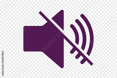 no sound no music signboard. No sound mute speaker . Mute sound icon vector. no sound icon indicates silence or mute mode in a round frame Ideal for websites apps and presentations. eps 10