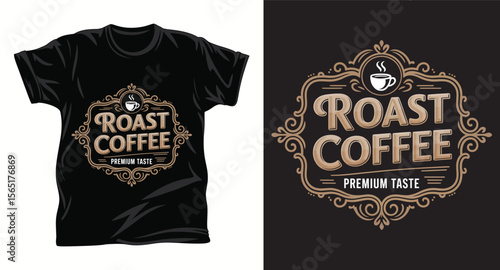 Coffee graphic vector art t-shirt design print
