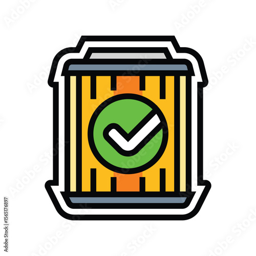 high performance filters color icon vector illustration