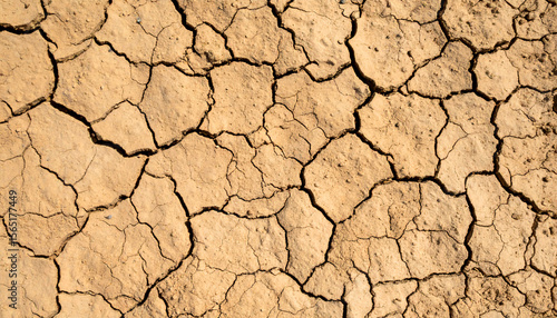 surface en terre sèche, texture de couleur crème avec fissure graphique