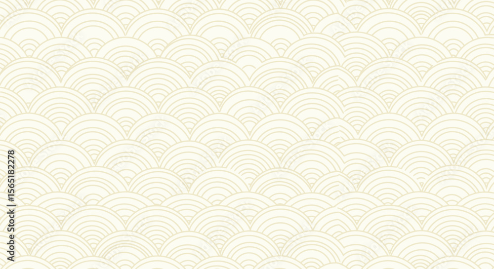 Repeating Creamy Wave Pattern with Subtle Lines and Soft Texture Repeating Creamy Wave Pattern with Subtle Lines and Soft Texture