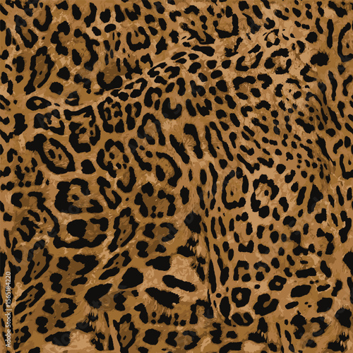 seamless leopard and jaguar skin texture