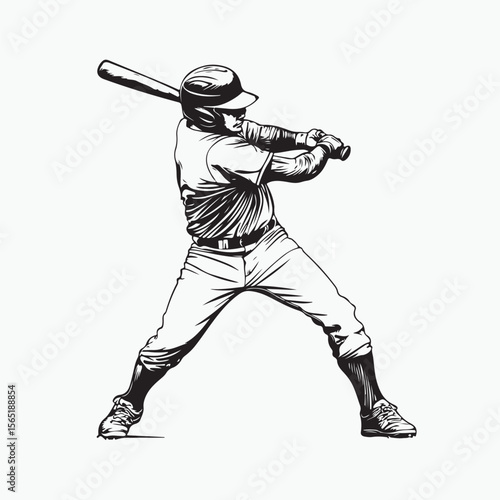 baseball player with bat