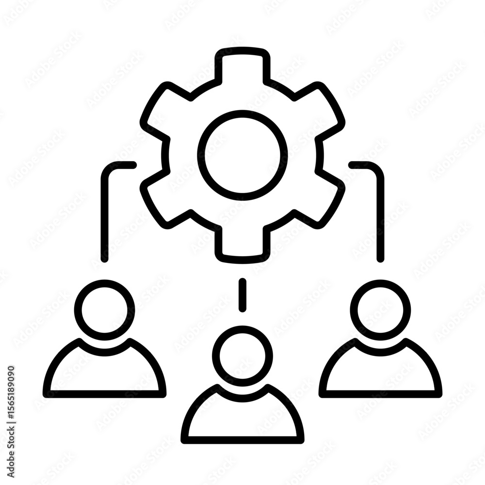 Workflow and production concept icon Workflow and production concept icon