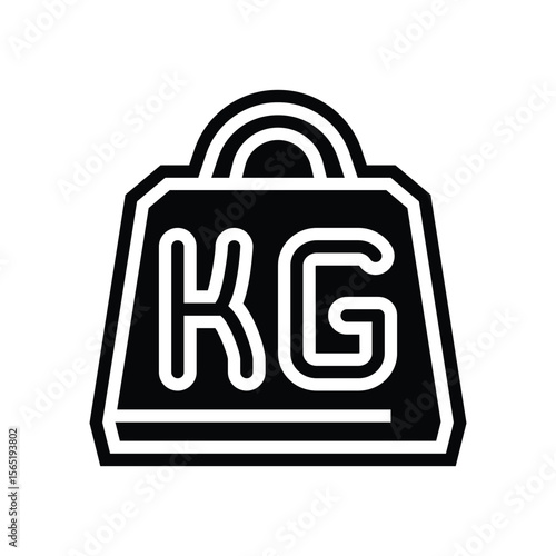 high load capacity glyph icon vector illustration