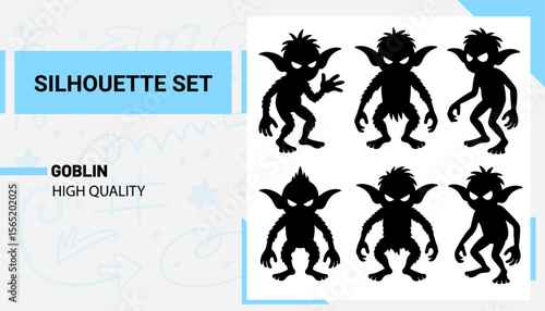Unique and high quality Goblin Silhouette set