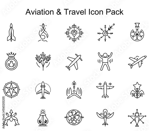 Aviation & Travel Icons