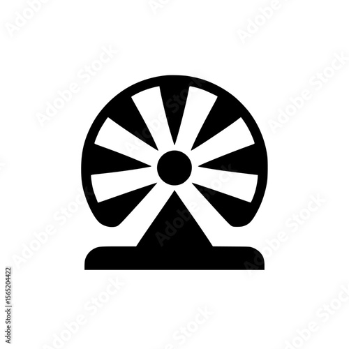 Silhouette pictogram set of various activities and attractions in a minimalistic design and isolated vector format