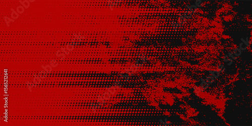 Grunge texture effect background. Distressed rough dark abstract textured. Black isolated on red. Graphic design element vintage style decoration concept grunge vector red black modern