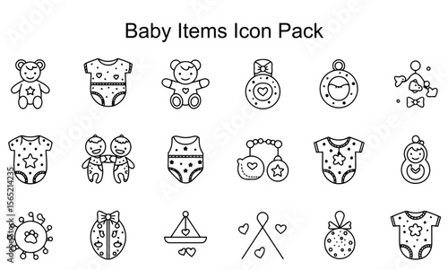 Baby Items Icon Pack