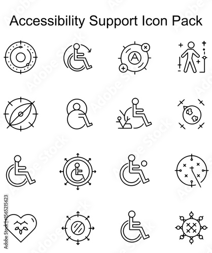 Accessibility Support Icon Pack