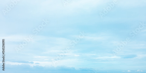 Blue sky and clouds with natural daylight panorama air background white image surface abstract design sunny fresh weather background