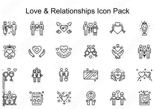Love & Relationships Icon Pack