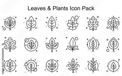 Leaves & Plants Icon Pack