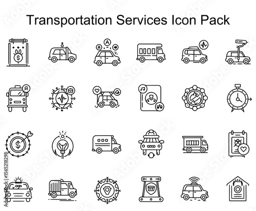 Transportation Services Icon Pack