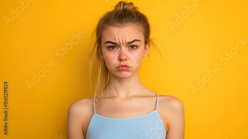 Displeased Young Woman