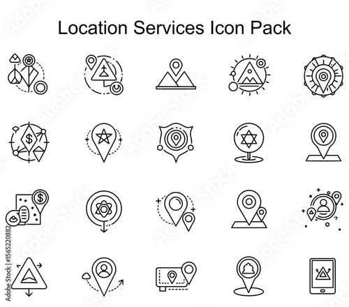 Location Services Icon Pack