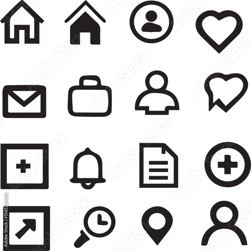 Collection of Connect Icons.Contact us icon set.Contact and Communication Icons Set.Telephone icon, vector set. Phone icon set, vector, silhouette. Contact us, symbol, sign, logo vector. Cell phone pi