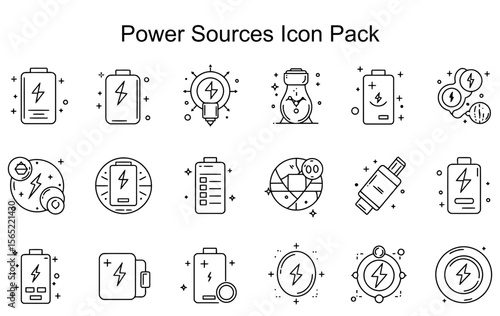 Power Sources Icon Pack