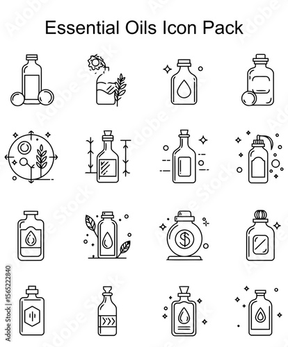 Essential Oils Icon Pack