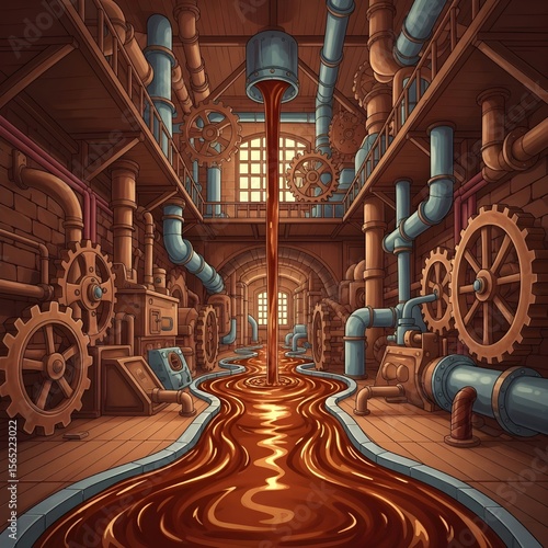 Chocolate Factory Interior