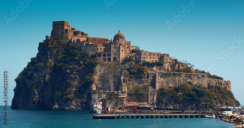 Wallpaper Mural Landmark of Aragonese Castle on Ischia island Torontodigital.ca