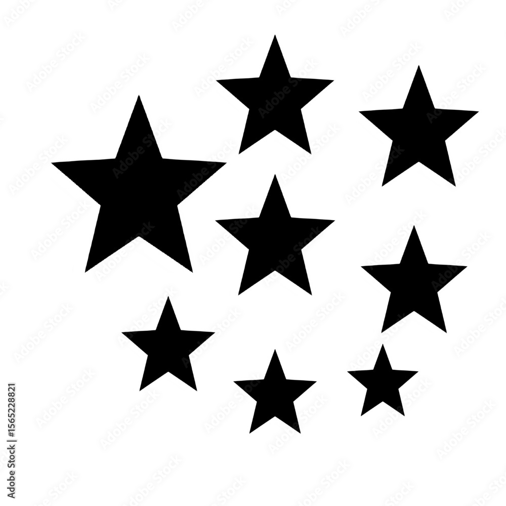 Download vector graphic of black star cluster for free design and decoration silhouette Download vector graphic of black star cluster for free design and decoration silhouette