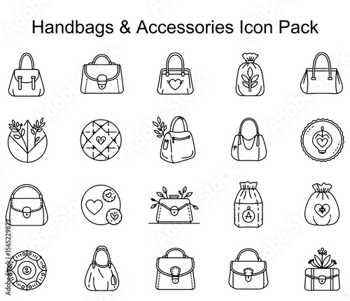 Handbags & Accessories Icon Pack