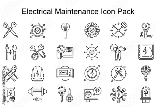Electrical Maintenance Icon Pack