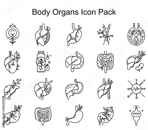 Body Organs Icon Pack