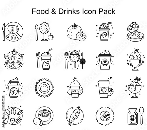 Food & Drinks Icon Pack