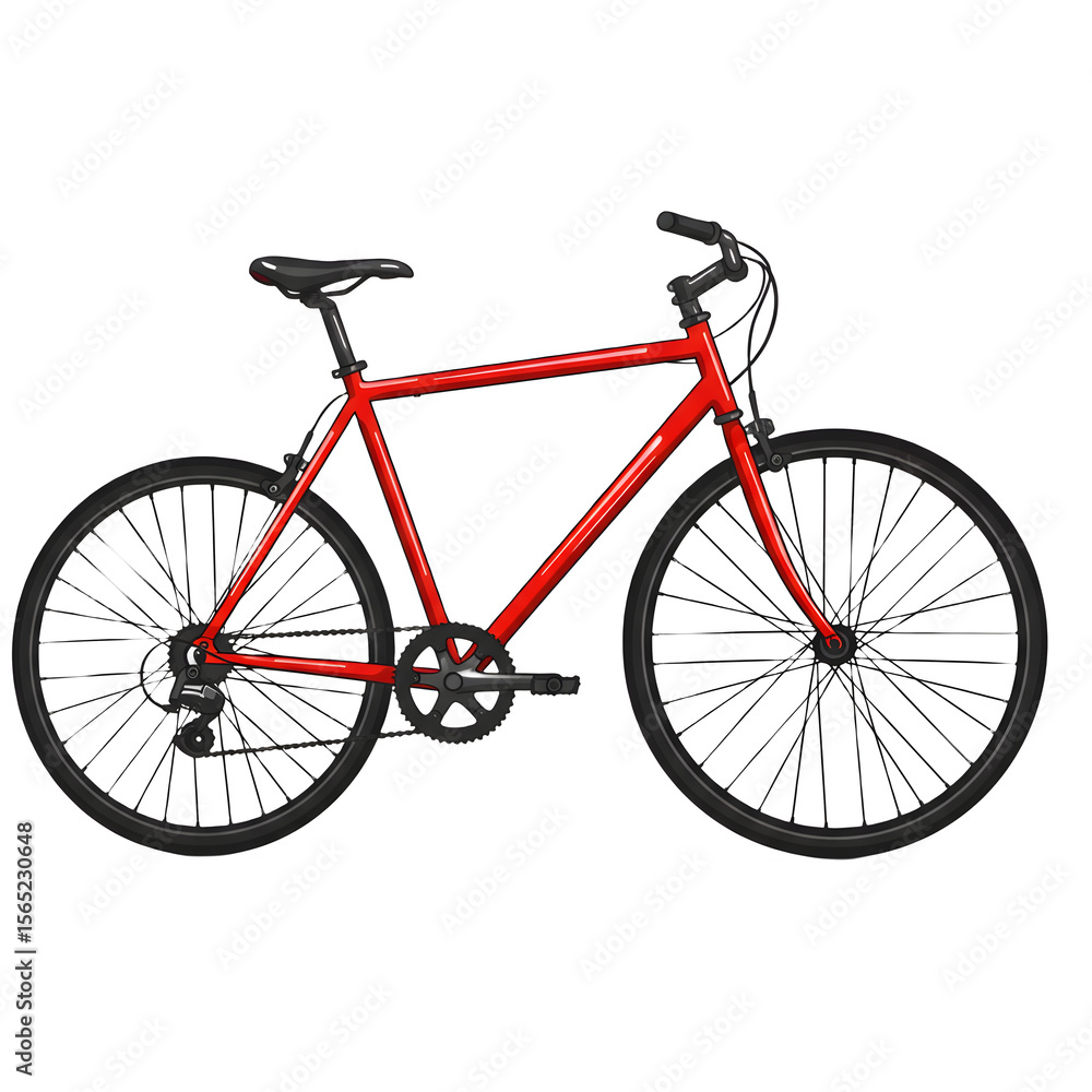 Obraz premium bicycle isolated on white background,PNG