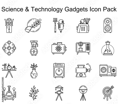 Science & Technology Gadgets Icon Pack