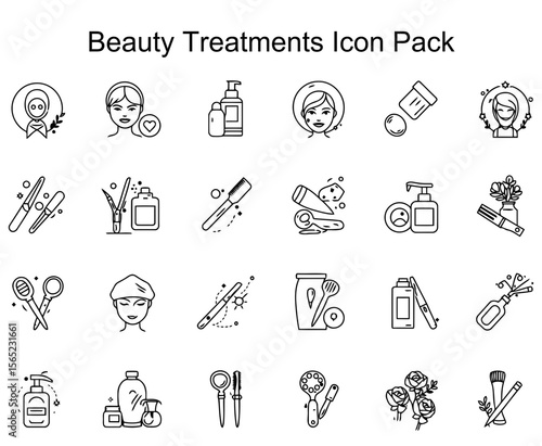 Beauty Treatments Icon Pack