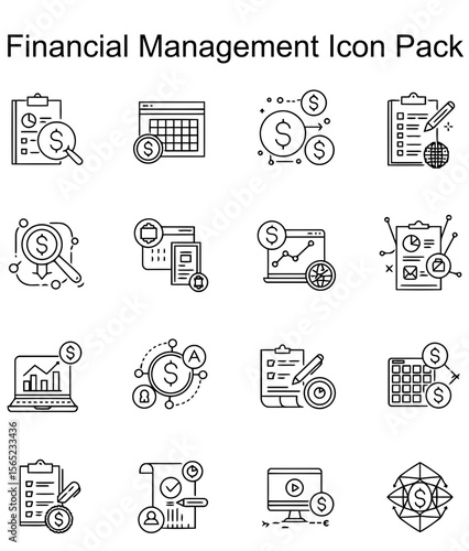 Financial Management Icons