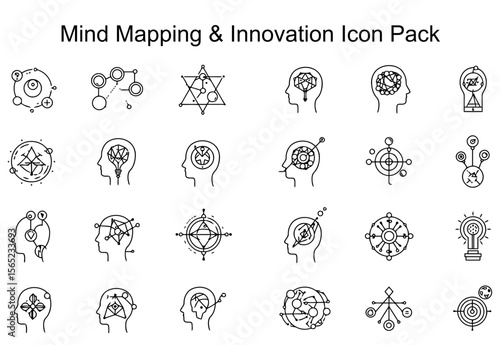 Mind Mapping & Innovation Icon Pack