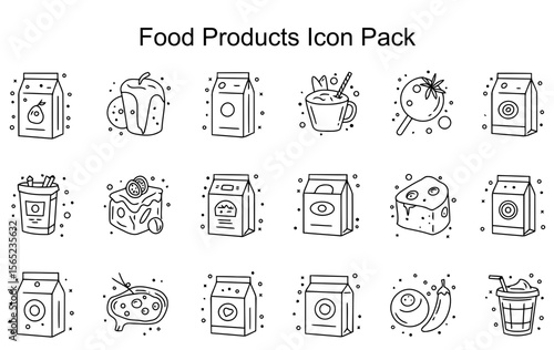 Food Products Icon Pack