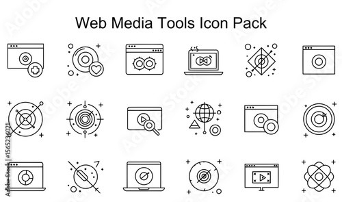 Web Media Tools Icon Pack