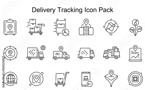 Delivery Tracking Icon Pack
