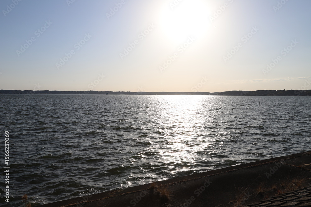 Fototapeta premium sunset over the sea
