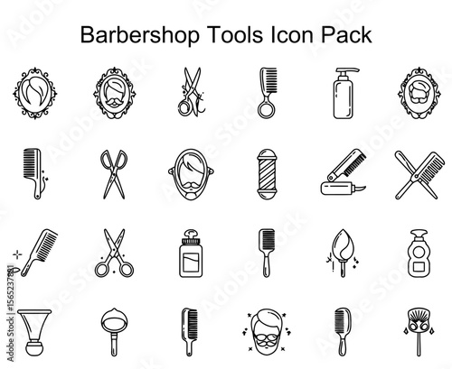 Barbershop Tools Icon Pack
