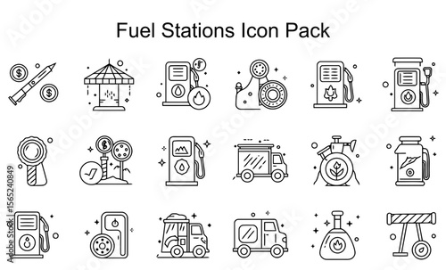 Fuel Station Icons