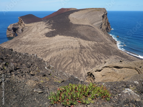Faial island, Azores, Portugal - volcanic landscape - tourism and travel