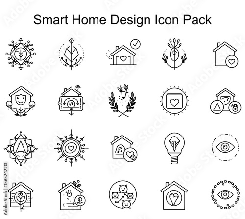 Smart Home Design Icon Pack