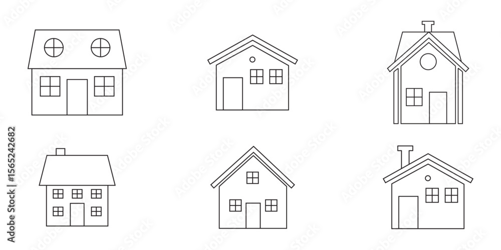 House and building icon set. Home button icons set. Home page icon. Simple house symbols. Building icon. Vector illustration. eps 10 House and building icon set. Home button icons set. Home page icon. Simple house symbols. Building icon. Vector illustration. eps 10