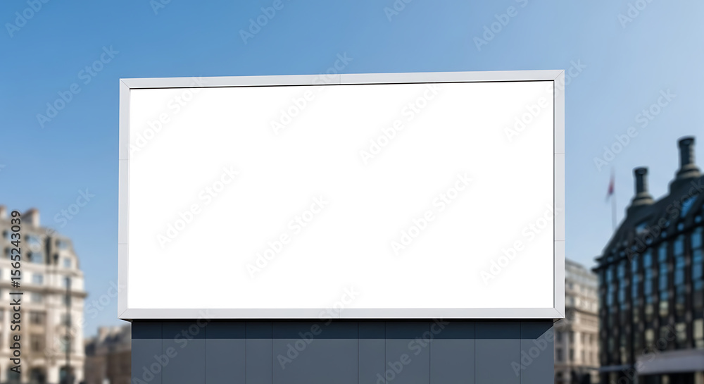 Obraz premium An empty billboard, a space for your message.